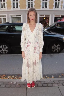 Mr. Larkin The Penny Dress Ivory Size 10 for rent on The Volte - image 3