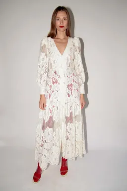 Mr. Larkin The Penny Dress Ivory Size 10 for rent on The Volte - image 2