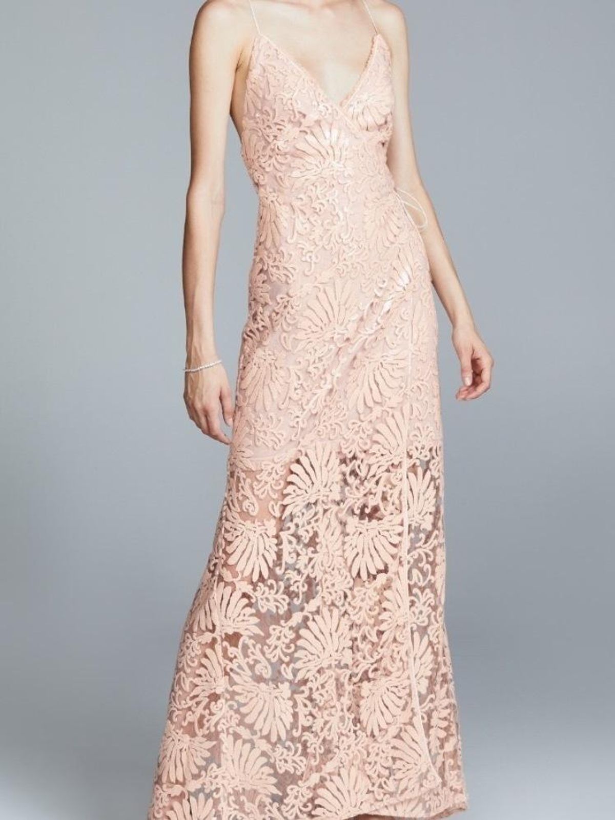 Maria Lucia Hohan Gown Pink/Nude Size 10 - Image 1