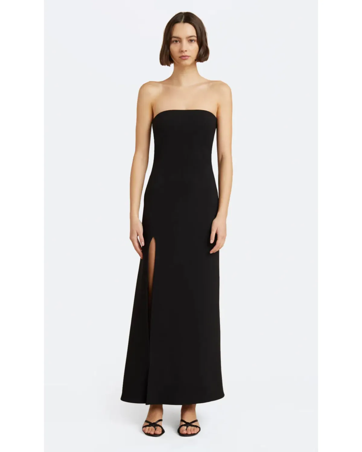 Bec & Bridge Ryan Strapless Dress Black Size AU 8 for rent on The Volte - main image