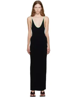 Paris Georgia Vita Maxi Dress Black/Green Size XS AU 6 for rent on The Volte - image 1