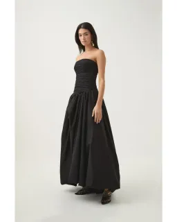 Aje Violette Bubble Hem Maxi Dress in Black Size AU 8 for rent on The Volte - image 2