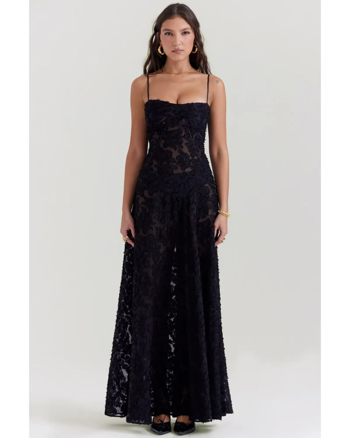 House Of CB Seren Maxi Dress in Black Size AU S / AU 8 - Image 1