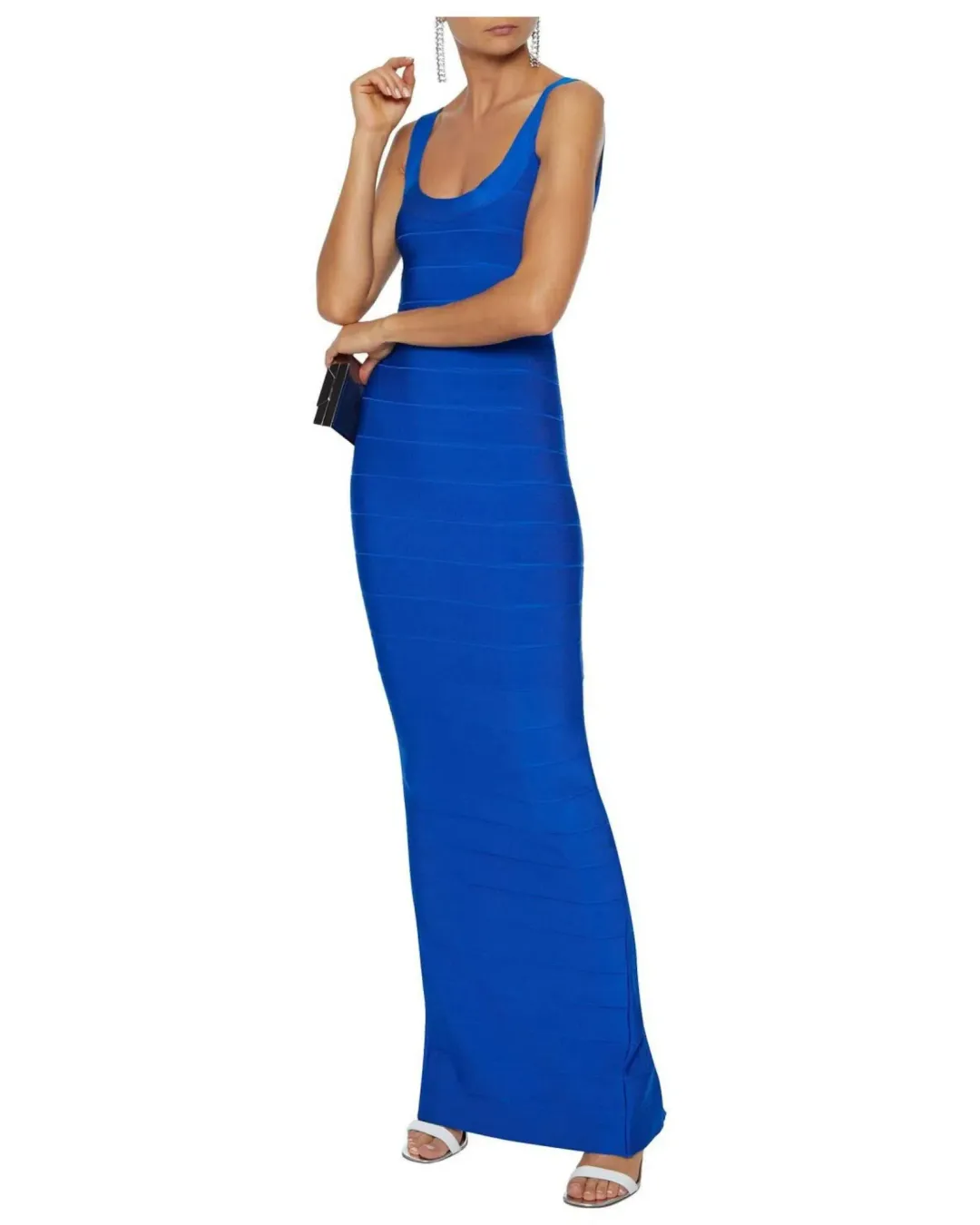 Herve Leger Bandage Gown Blue Size XS / AU 6 for rent on The Volte - main image