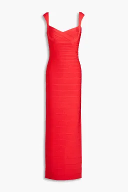 Herve Leger Bandage Gown Papaya Size XS / AU 6 for rent on The Volte - image 4