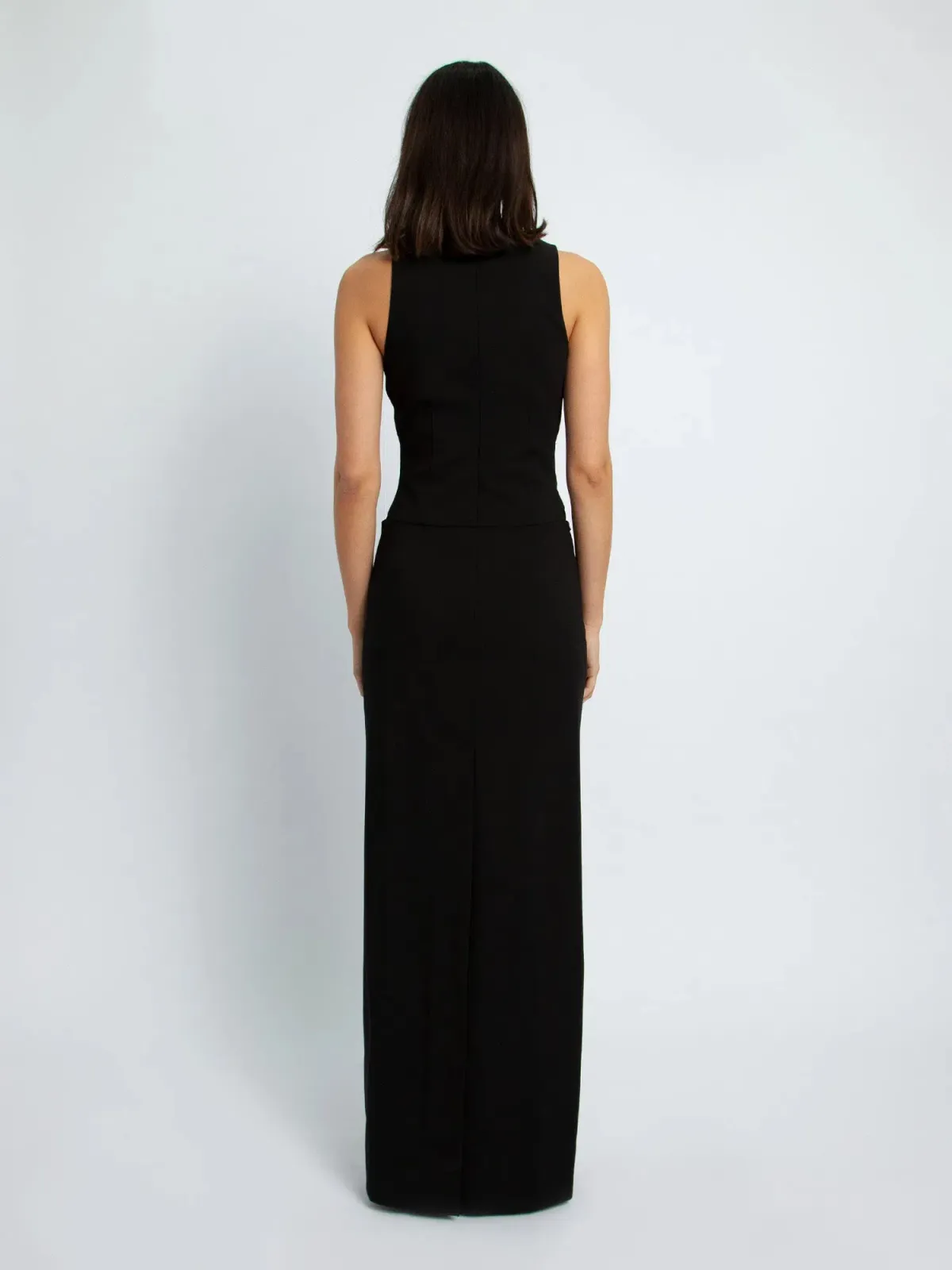 Christopher Esber Arced Column Dress Black Size 6 - Image 2
