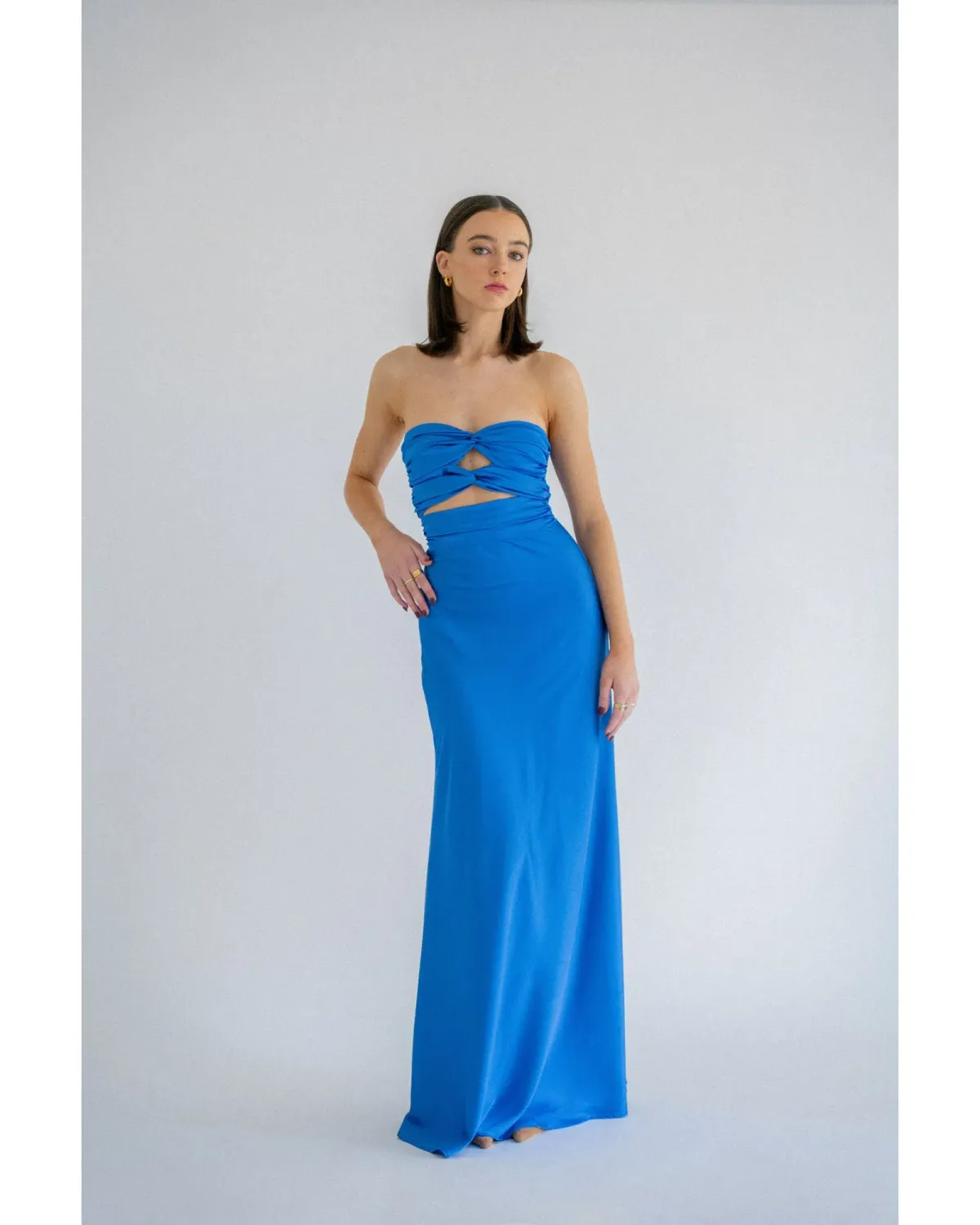 HNTR The Label Inka Gown Blue Size S / AU 8 - Image 1