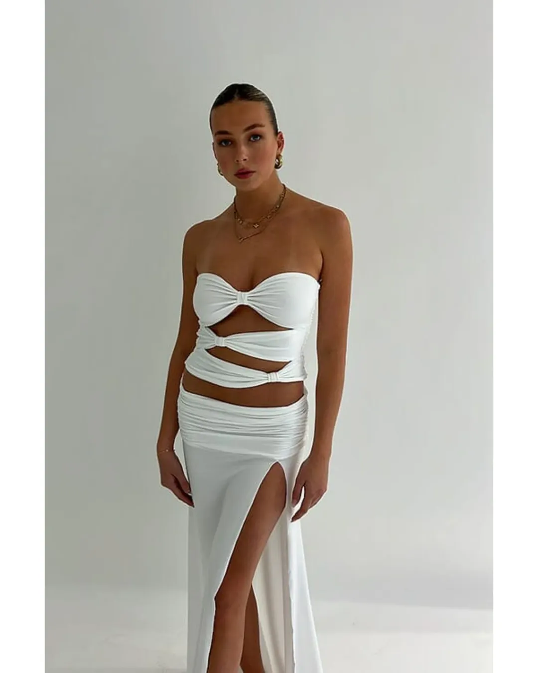 Mode Mila Remi Set White Size XS / AU 6 for rent on The Volte - main image