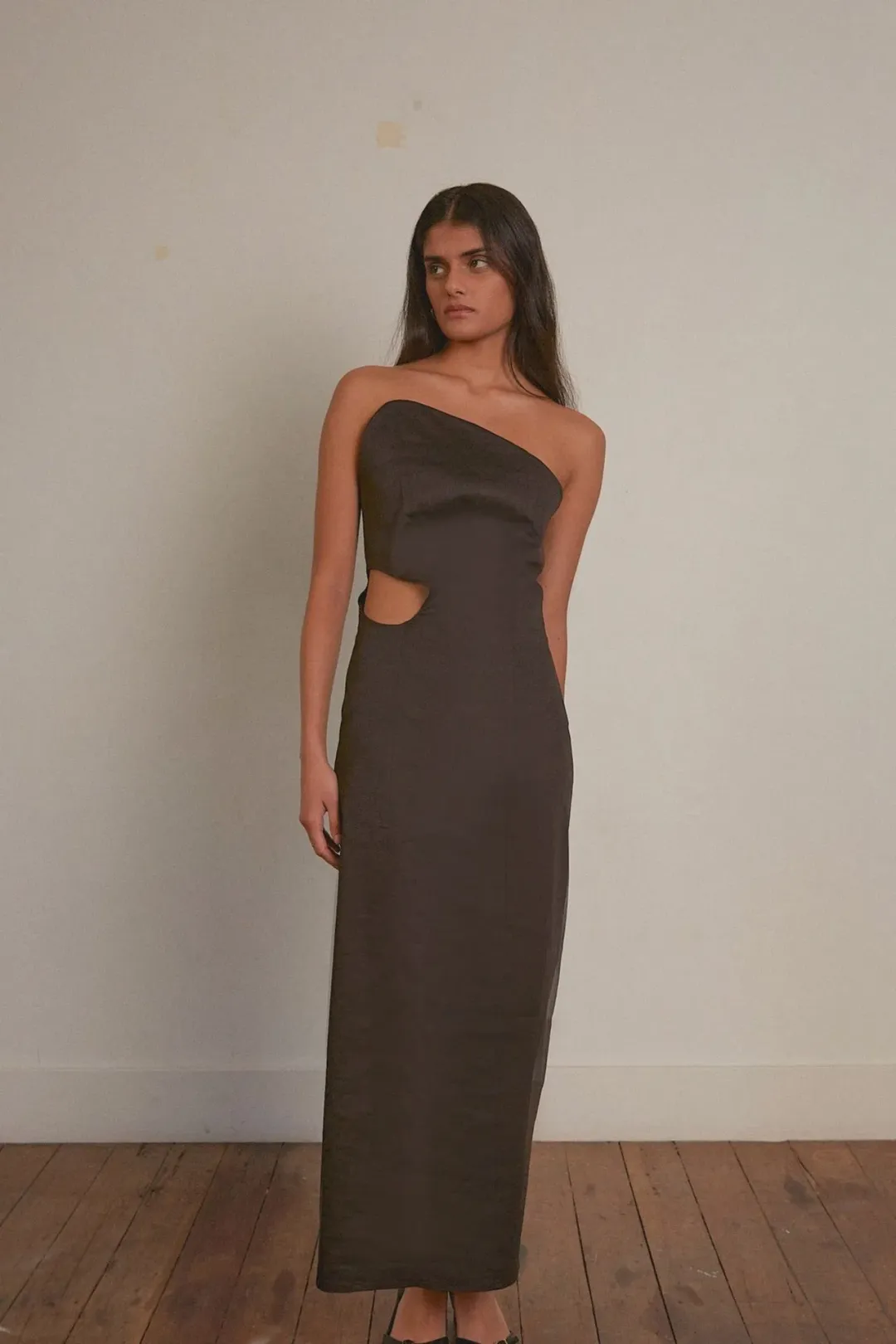 Elaine Hersby Pippa Midi Dress Black Size M / AU 10 for rent on The Volte - main image