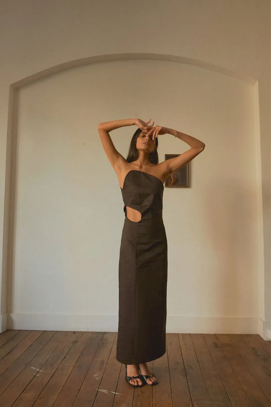 Elaine Hersby Pippa Midi Dress Black Size M / AU 10 for rent on The Volte - main image