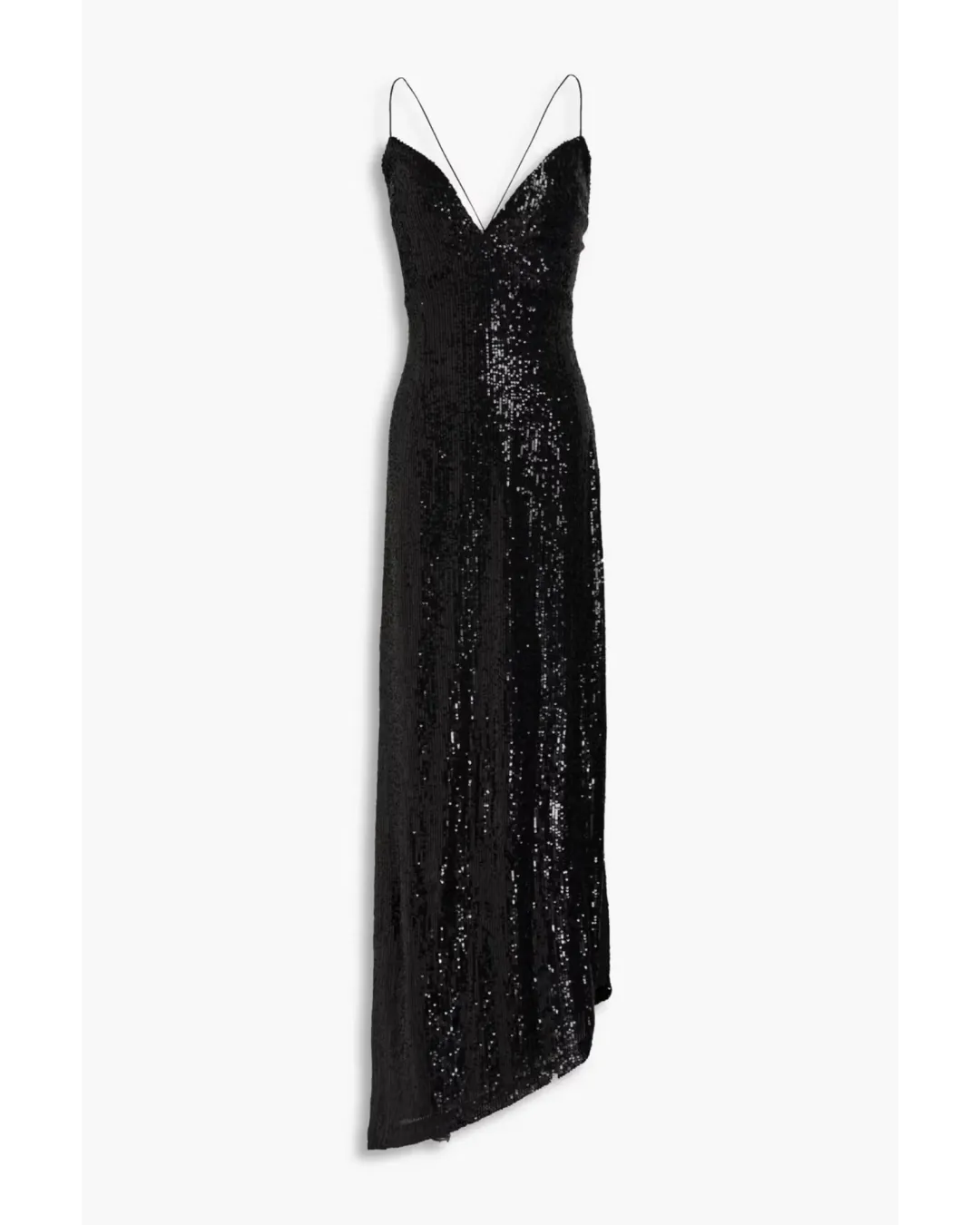 Retrofete Violet Sequined Maxi Dress in Black Size XS / AU 6 for rent on The Volte - main image