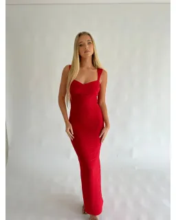 Herve Leger Bandage Gown Papaya Size XS / AU 6 for rent on The Volte - image 3