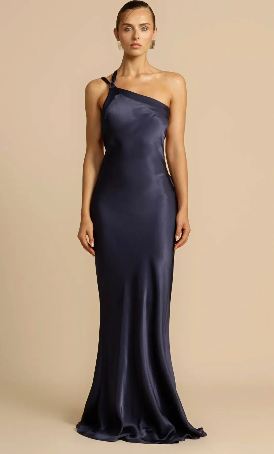Arcina Ori Monique Gown Dress Navy Size 8 for rent on The Volte - main image