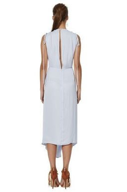 Blue plunge dress for rent on The Volte - image 2