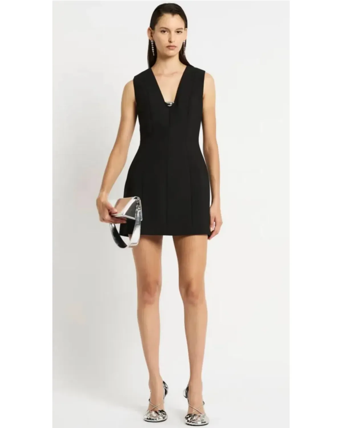 Sass & Bide Motion Mini Dress Black Size AU 8 - Image 1