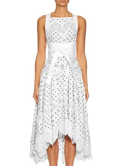 Zimmermann Empire Polka-Dot Dress White Size 0 / AU 8 for rent on The Volte - image 2