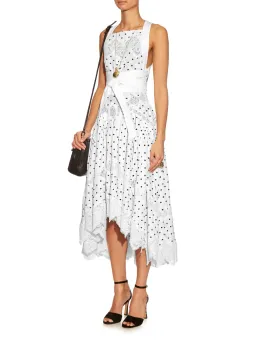 Zimmermann Empire Polka-Dot Dress White Size 0 / AU 8 for rent on The Volte - image 1
