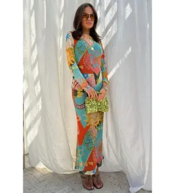 Never Fully Dressed Sundazed Summer Mesh Dress Multi Size 18 for rent on The Volte - image 1