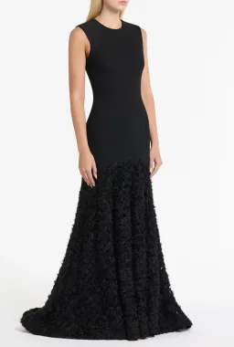 Carla Zampatti Black Nastro Gown Black Size 10 for rent on The Volte - image 2