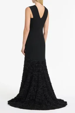 Carla Zampatti Black Nastro Gown Black Size 10 for rent on The Volte - image 3