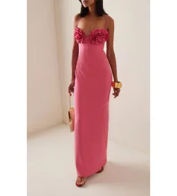 Rachel Gilbert Margot Gown Pink Size 3/AU12 for rent on The Volte - image 1