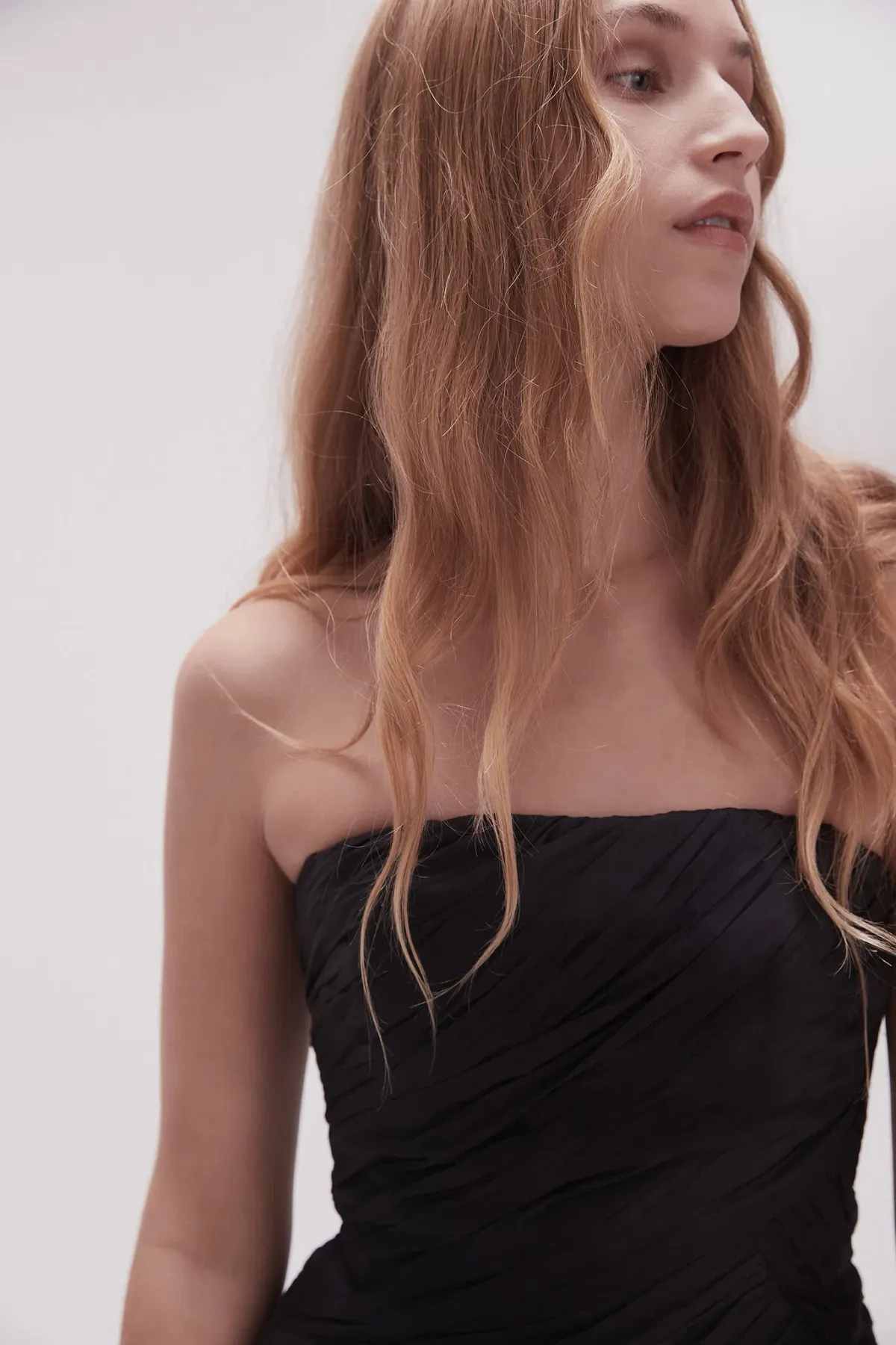 Aje Anima Ruched Mini Dress Black Size 6 - Image 4