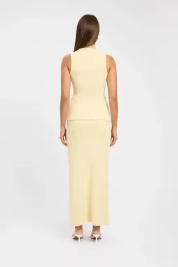 Kookai Bec Button Tank Size 36 and Carter Maxi Skirt Size 34 Set Butter for rent on The Volte - image 3