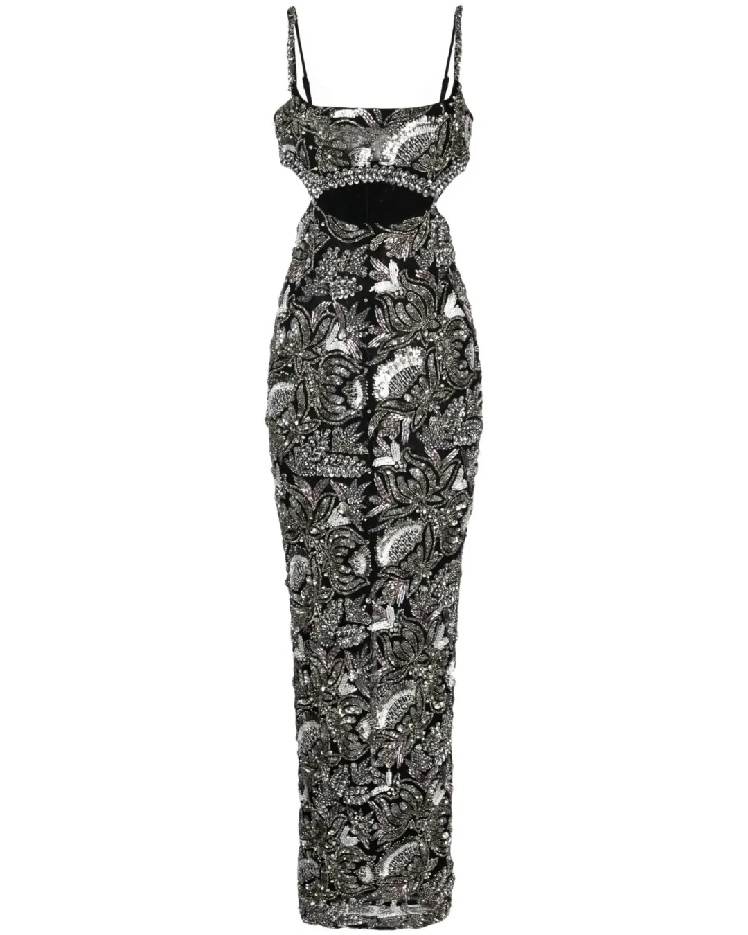 Rachel Gilbert Piper Embellished Gown Black/Silver Size AU 8 for rent on The Volte - main image