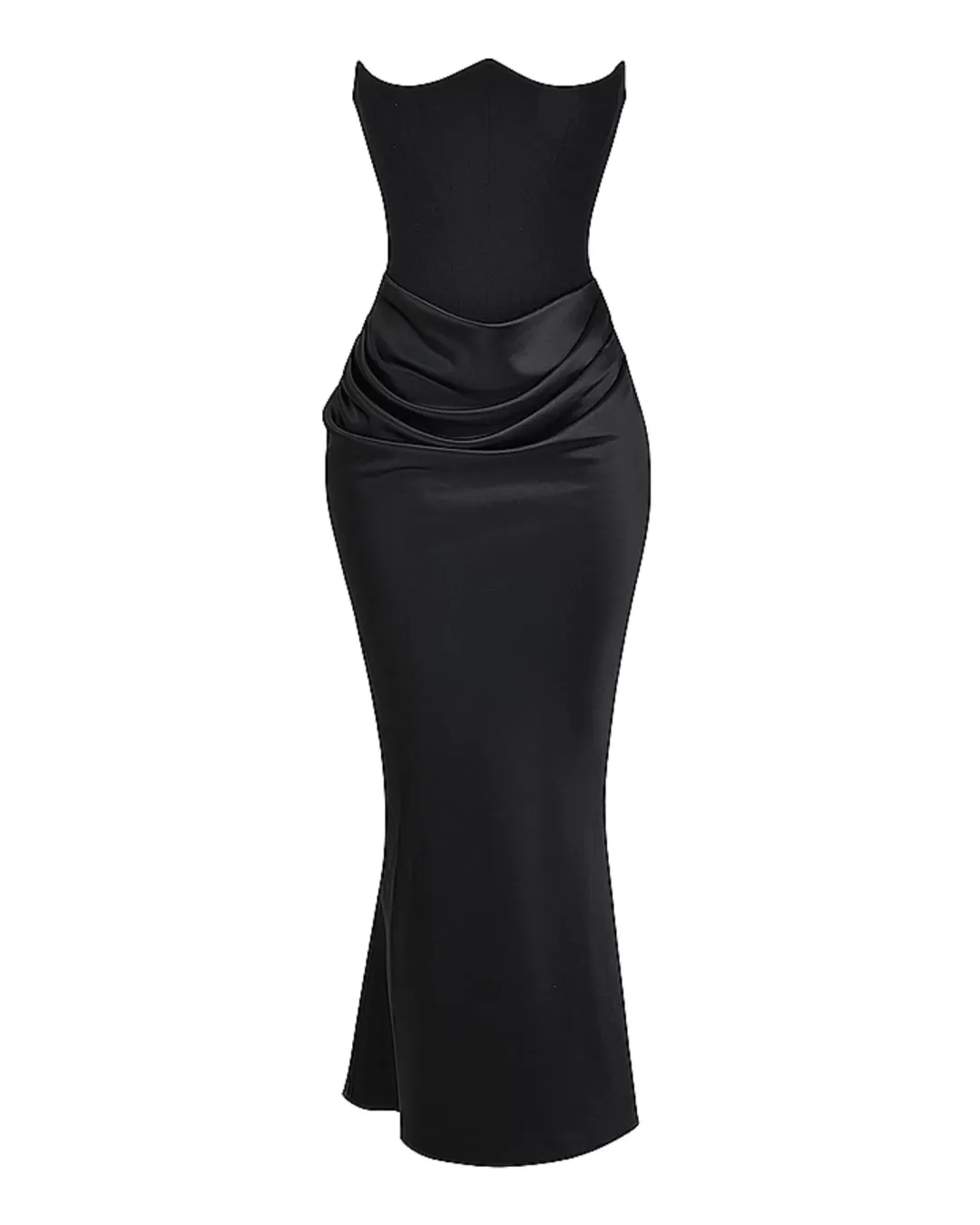 House of CB Persephone Strapless Corset Dress Black Size Small / AU 8 for rent on The Volte - main image