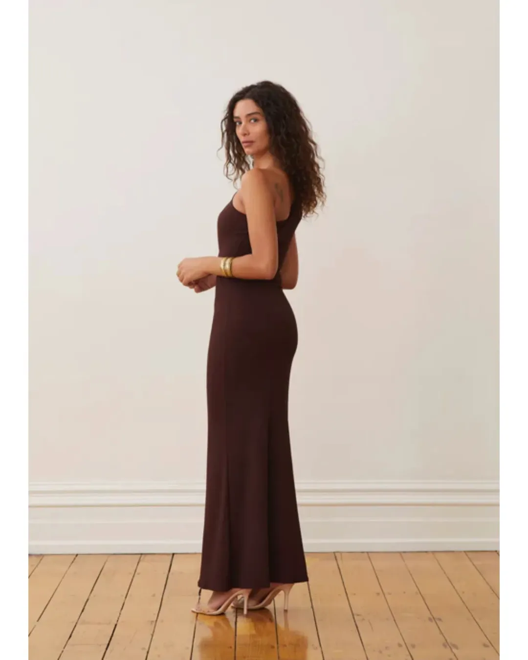 Arcina Ori Jada Dress Brown Size XS / AU 6 for rent on The Volte - main image