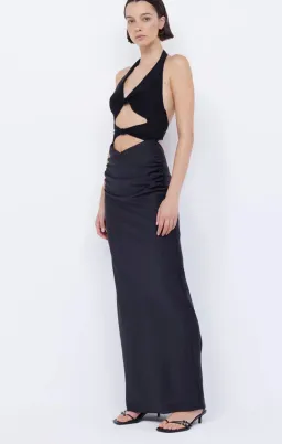Bec & Bridge Solare Halter Dress Black Size 10 for rent on The Volte - image 2