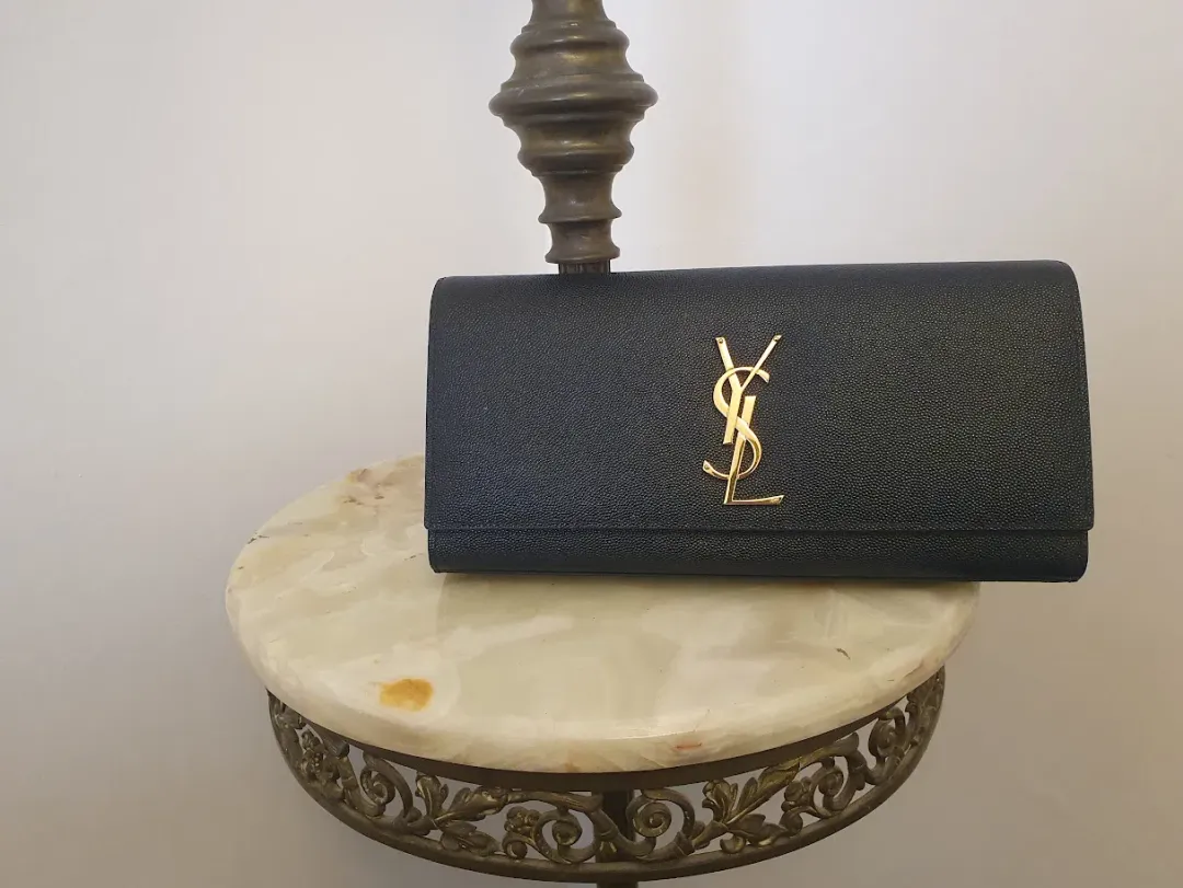 YSL Kate Black Clutch for rent on The Volte - main image