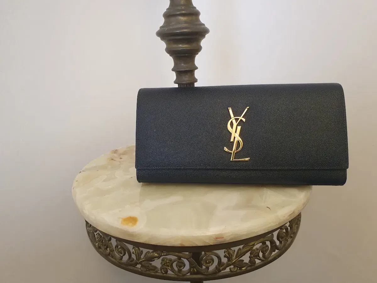 YSL Kate Black Clutch - Image 1