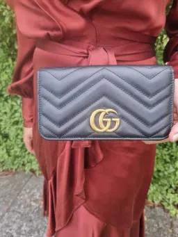 Gucci Calfskin Matelasse Mini Bag Black for rent on The Volte - image 4