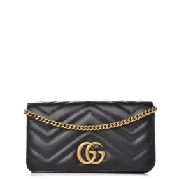 Gucci Calfskin Matelasse Mini Bag Black for rent on The Volte - image 1