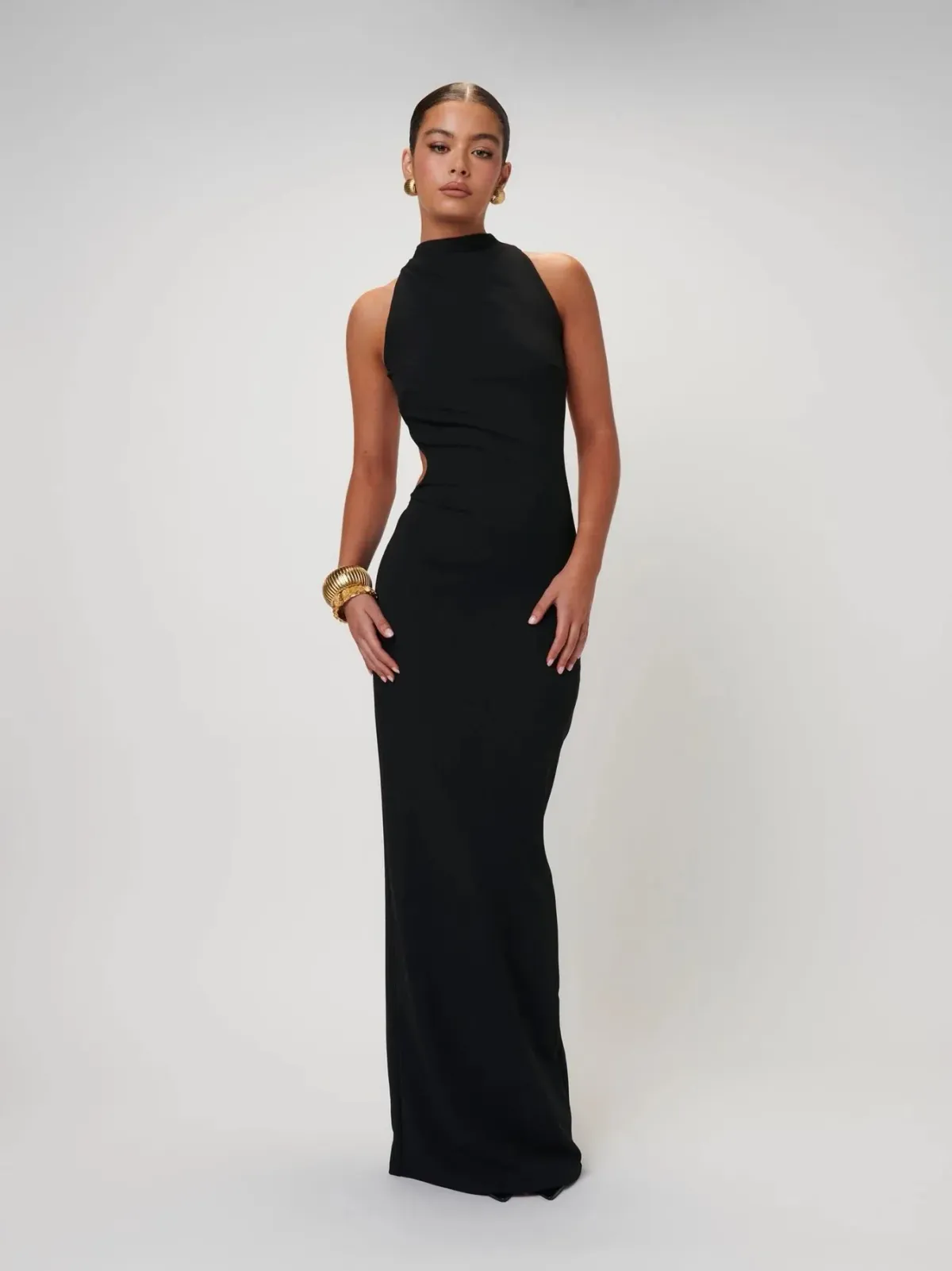 Effie Kats Ambre Gown in Black Size S / AU 8 for rent on The Volte - main image