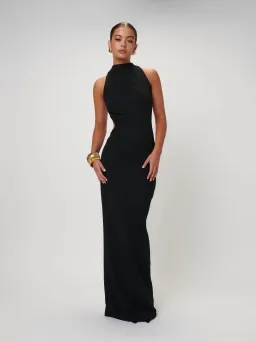 Effie Kats Ambre Gown in Black Size S / AU 8 for rent on The Volte - image 1