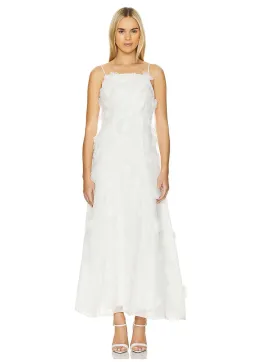 Rachel Gilbert Whitley Maxi Dress Ivory Size 8 for rent on The Volte - image 1