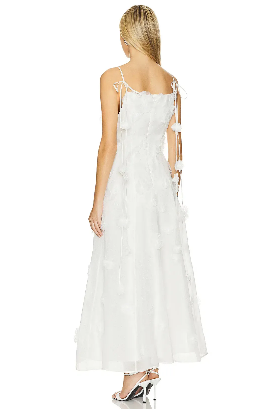 Rachel Gilbert Whitley Maxi Dress Ivory Size 8 for rent on The Volte - main image