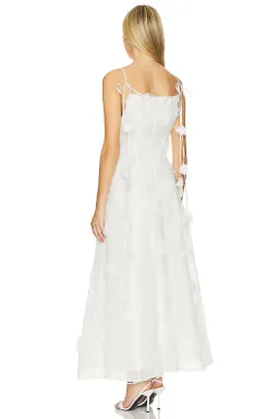 Rachel Gilbert Whitley Maxi Dress Ivory Size 8 for rent on The Volte - image 2