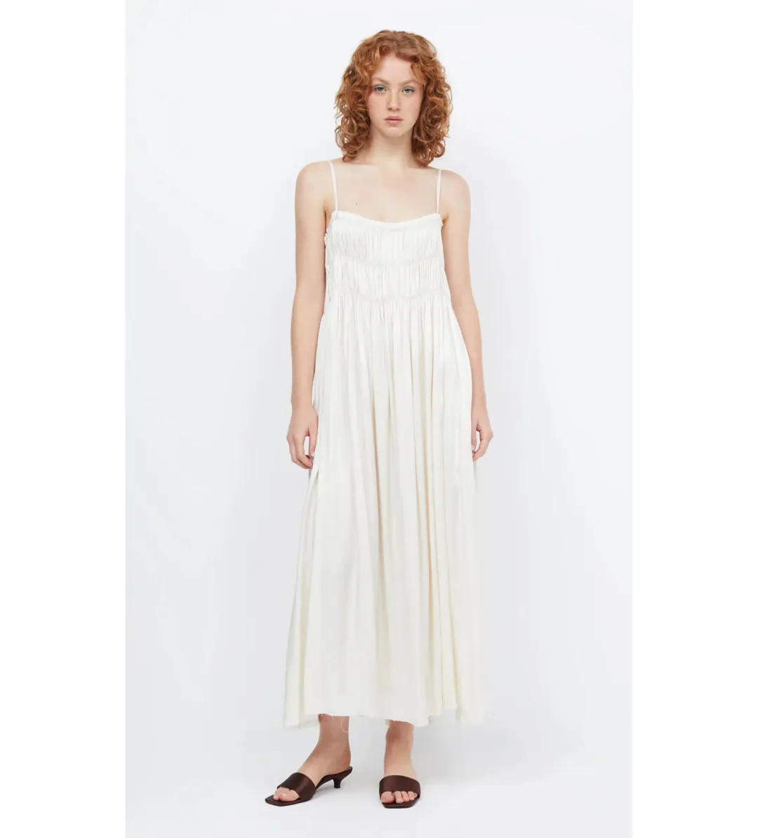 Bec & Bridge Dali Maxi Shift Dress Ivory Size 12 for rent on The Volte - main image