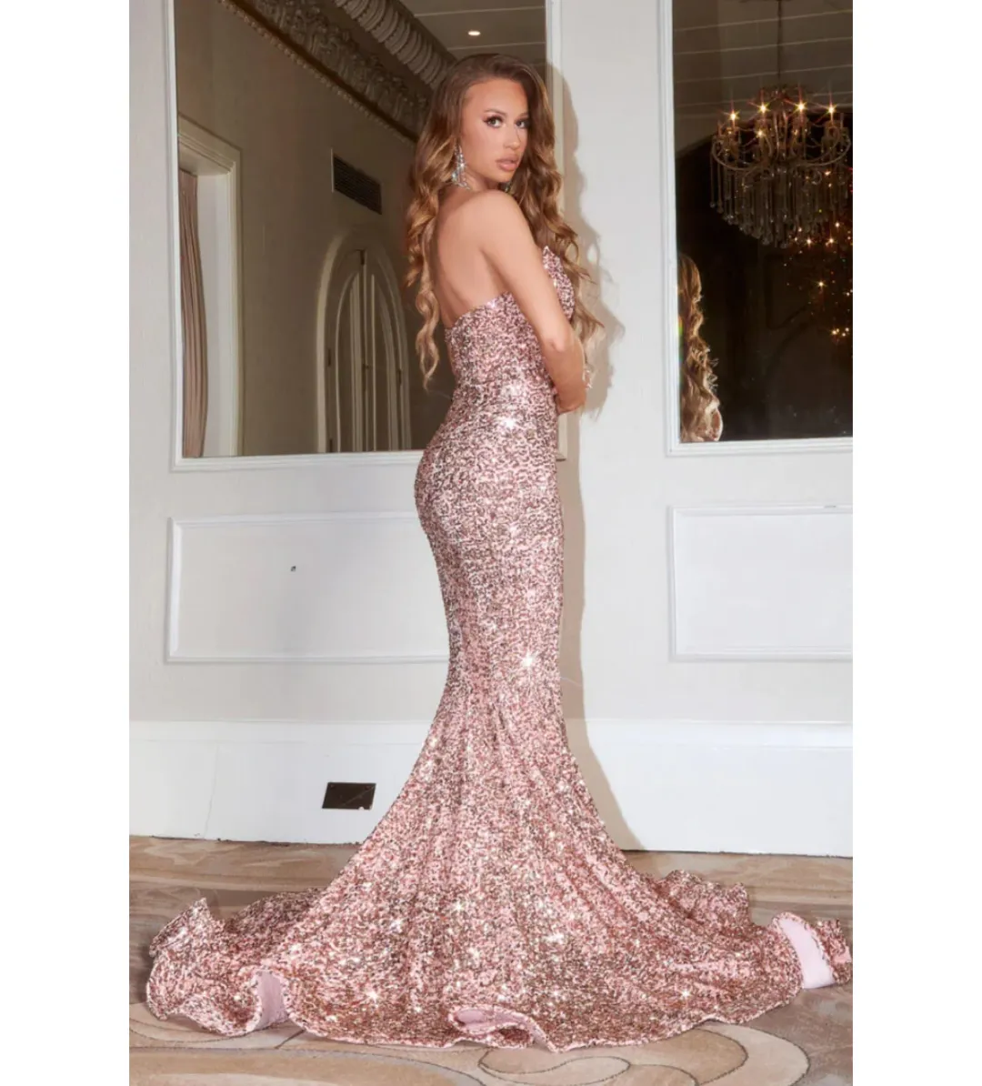 Portia and Scarlett PS21208 Rose Size 6 for rent on The Volte - main image