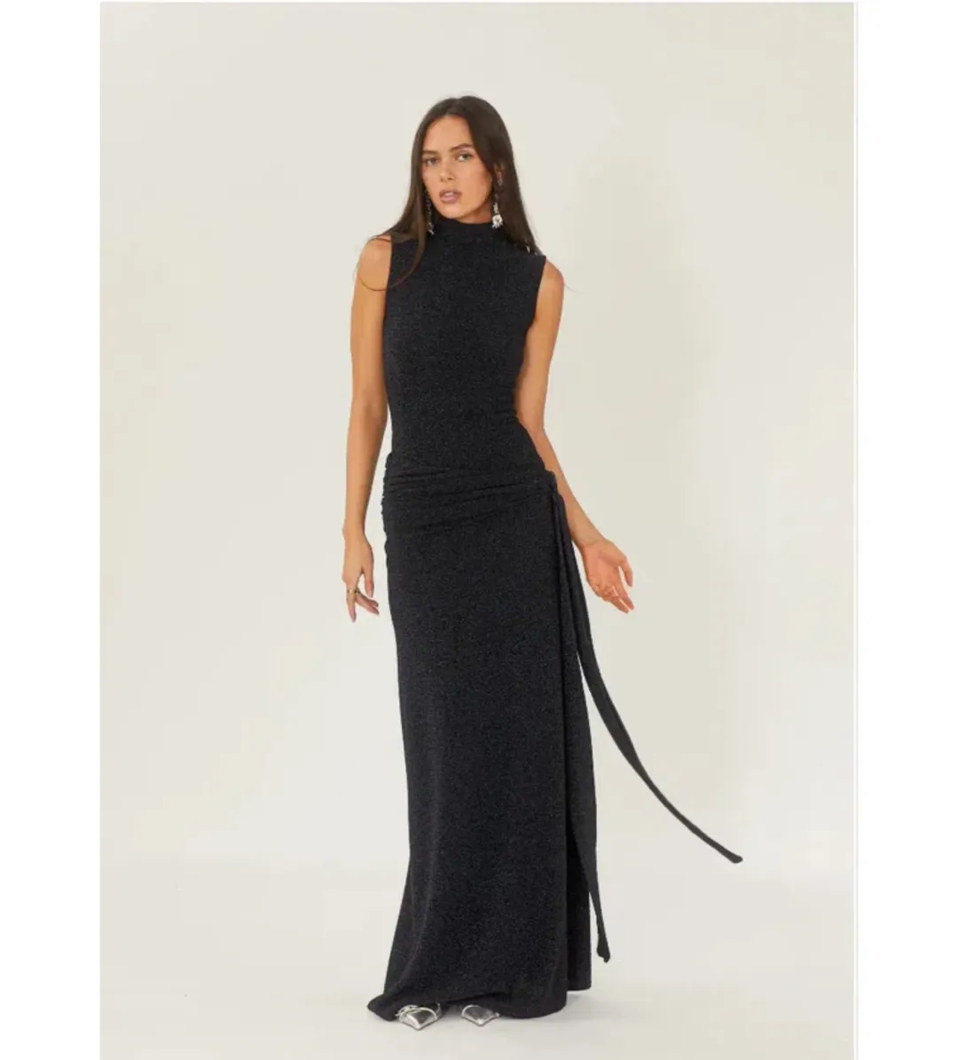 Arcina Ori Monica Maxi Dress Midnight Blue Size 6/XS for rent on The Volte - main image