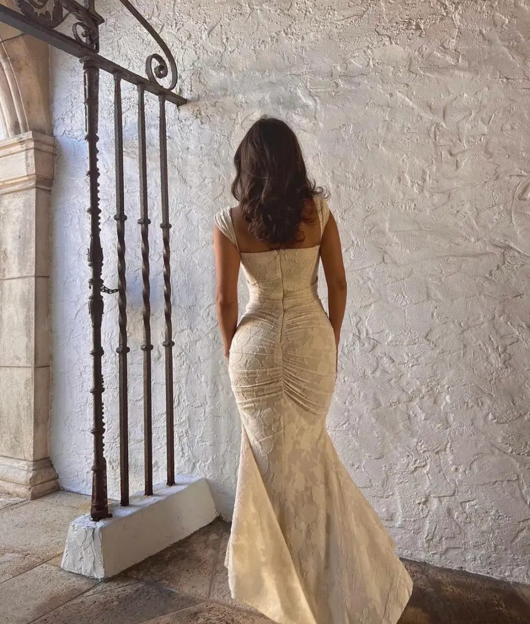 House of CB Cesca Floral Maxi Dress Vintage Cream Size XS / AU 6 for rent on The Volte - main image