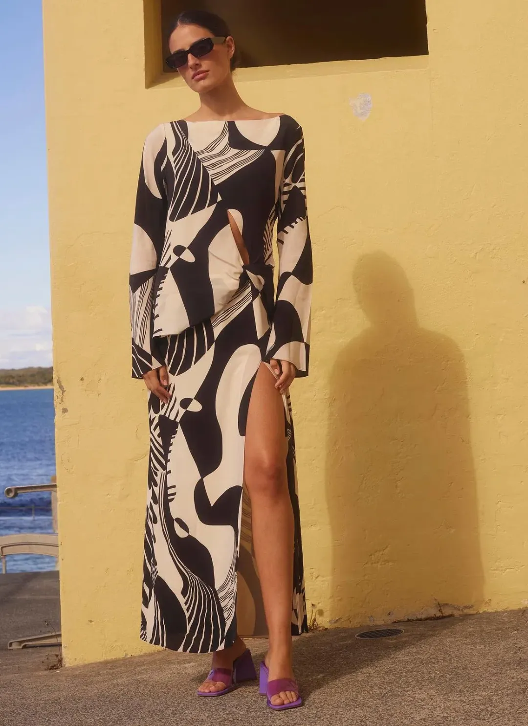 Sir The Label Realisme Twist Maxi Dress Papier Print Size 2 / AU 10 for rent on The Volte - main image