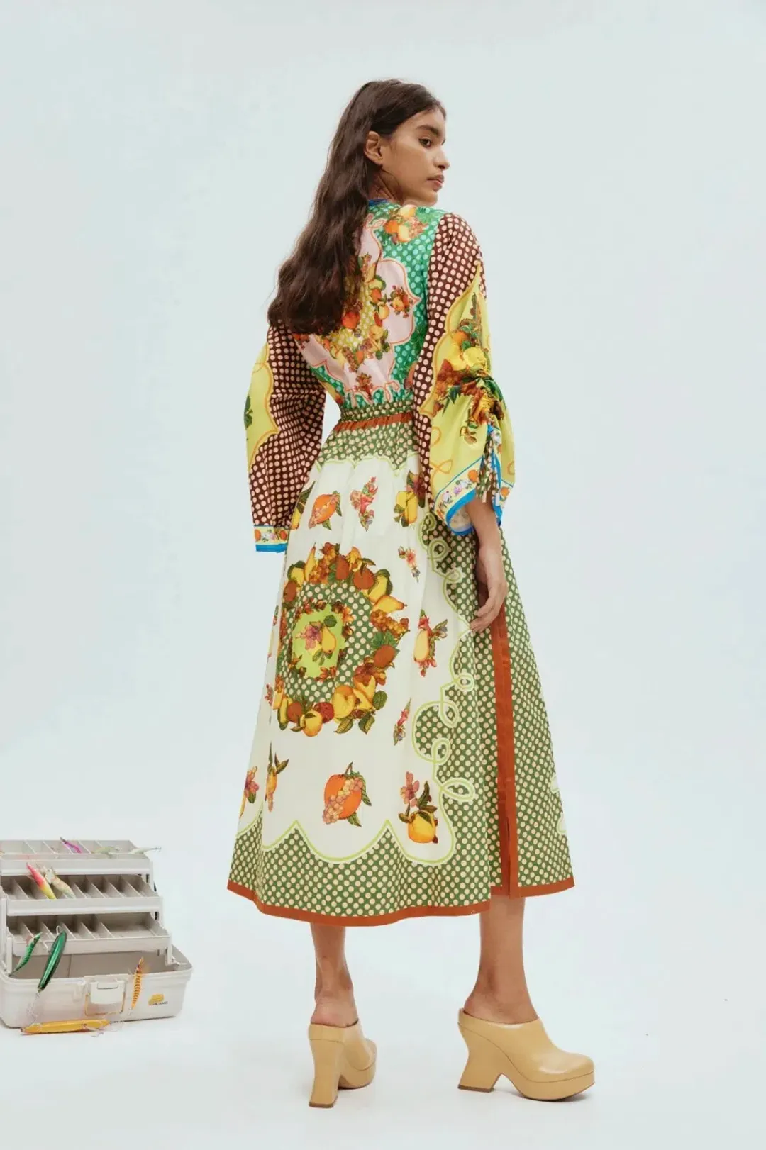 Alemais Lemonis Shirtdress Print Multi Size 10 for rent on The Volte - main image