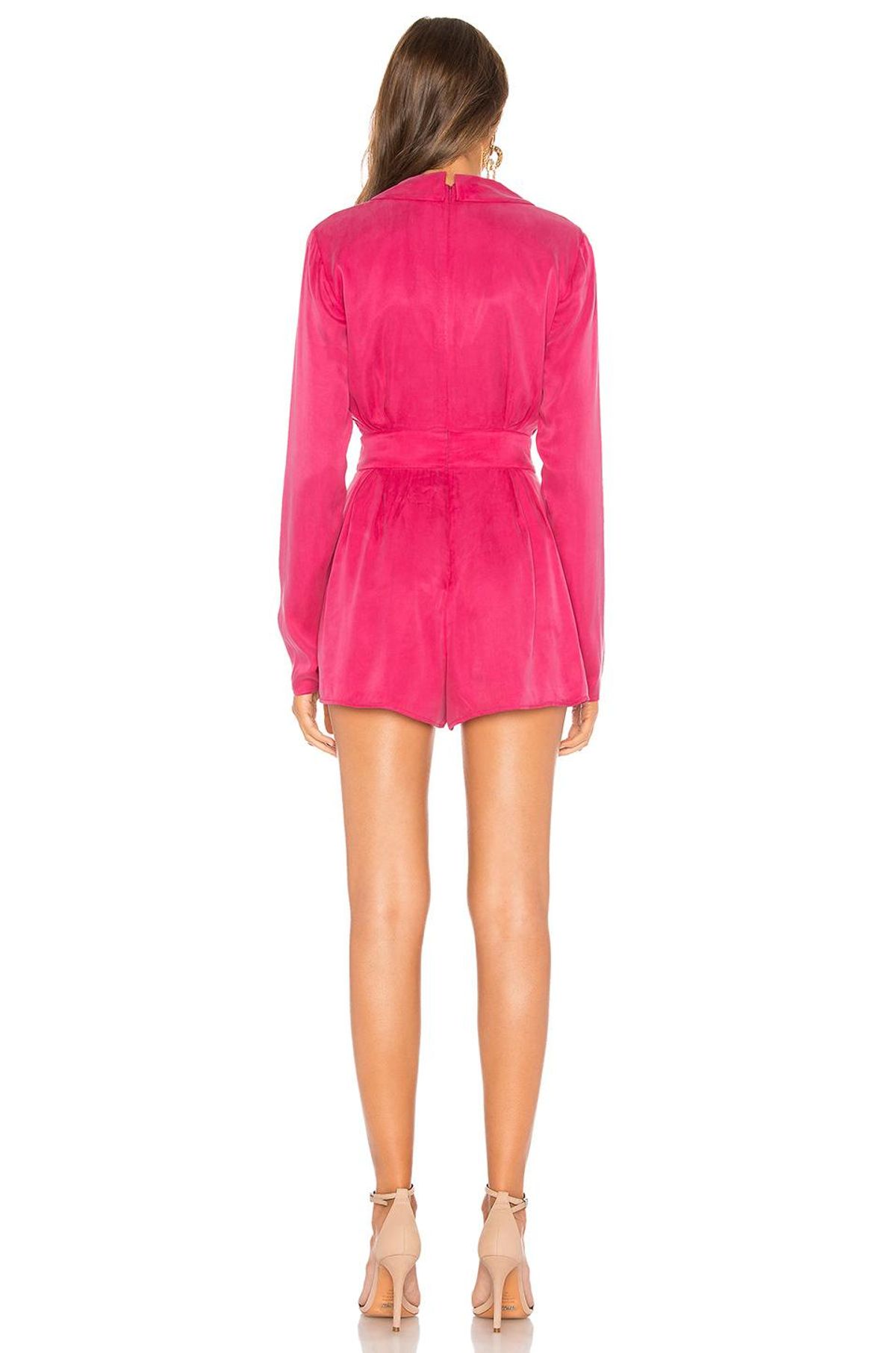 Lovers + Friends Pink Playsuit Size 10 - Image 3