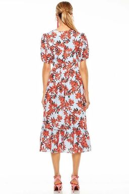 Talulah Red Sea Midi Dress 10 for rent on The Volte - image 3