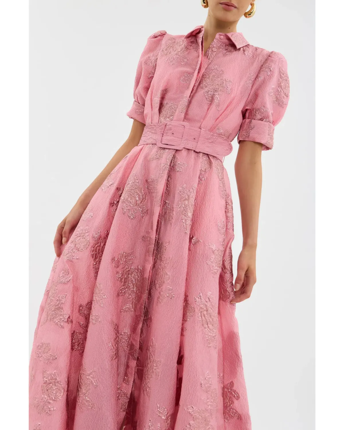 Rebecca Vallance Annette Button Gown Pink Size AU 10 - Image 3