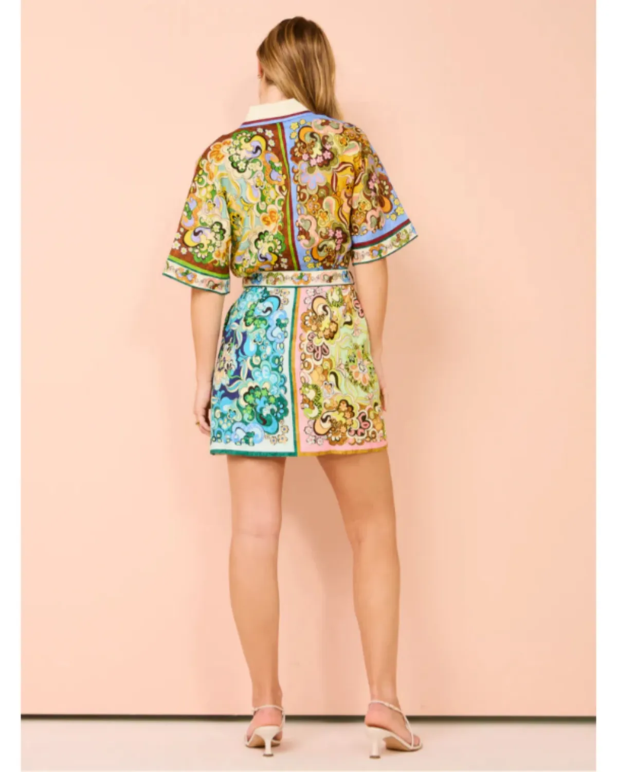 Alemais Dreamer Mini Dress in Multi Size AU 8 - Image 5